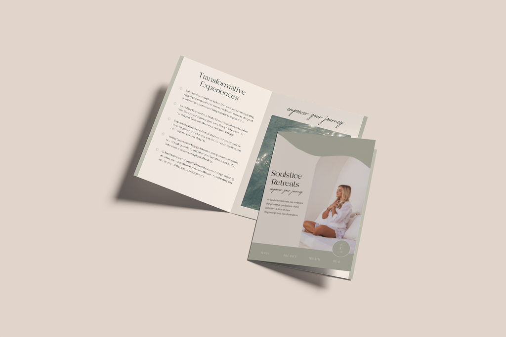 Example of website design and branding for holistic businesses. 